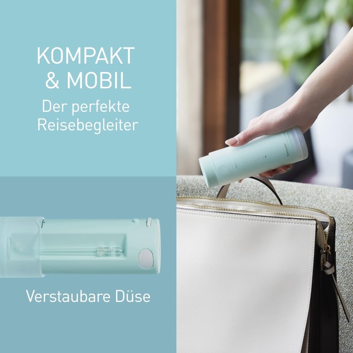 Hydropulseur de voyage Panasonic - Ultrasons, compact, rechargeable, 4 niveaux de pression