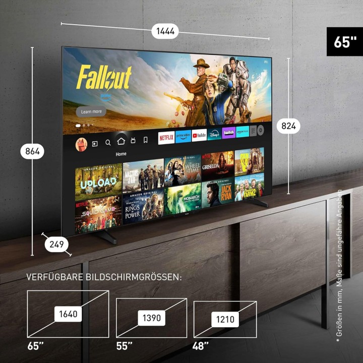 TV OLED 4K 65 pouces Panasonic - Fire TV, Dolby Vision, Atmos, Game Mode Extreme