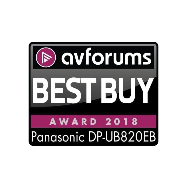 Lecteur Blu-ray 4K Ultra HD Panasonic DP-UB820 - Dolby Vision, audio Hi-Res, WiFi intégré