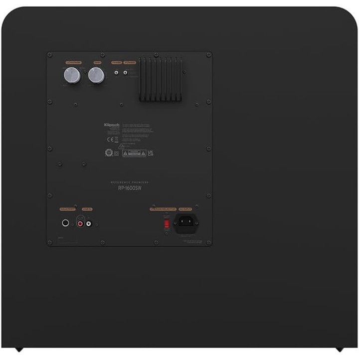 Caisson de graves Klipsch RP-1600SW 1600W – Subwoofer 40,6 cm haut-parleur Cerametallic