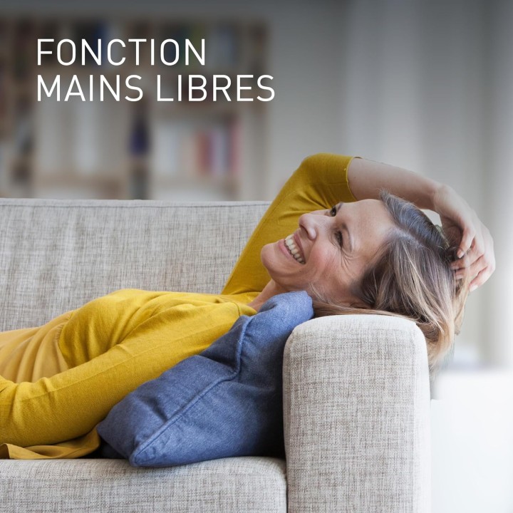 Téléphone sans fil Panasonic avec répondeur, écran couleur et blocage des appels - Noir