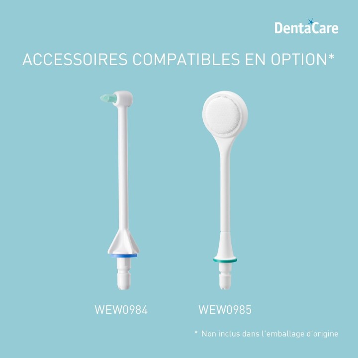 Hydropulseur dentaire ultrasonique Panasonic Série 300 - 200ml - 5 réglages - Violet