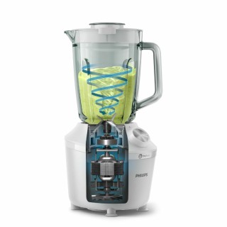 Blender PHILIPS HR2291/20 ProBlend - Lames inox - Grande capacité - Anti-surchauffe