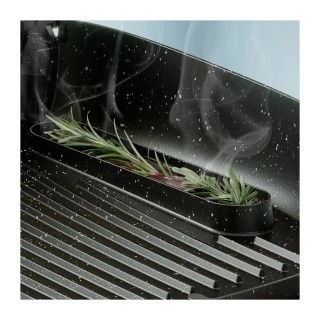 Gril de table électrique Philips HD6212/90 - 2400 W rectangulaire inox plaques amovibles