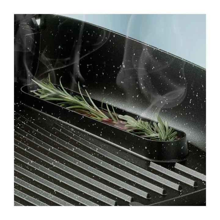 Gril de table électrique Philips HD6212/90 - 2400 W rectangulaire inox plaques amovibles