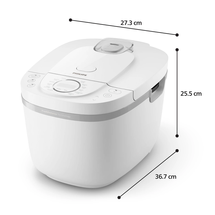 Cuiseur de riz multifonctions 1,8L - 16 menus - Pot 5 couches - Philips