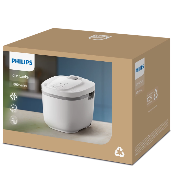 Cuiseur de riz multifonctions 1,8L - 16 menus - Pot 5 couches - Philips