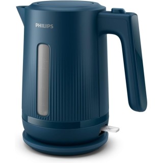 Bouilloire électrique Philips 1,7L 2200W - Protection ébullition à sec - Base 360° - Bleu