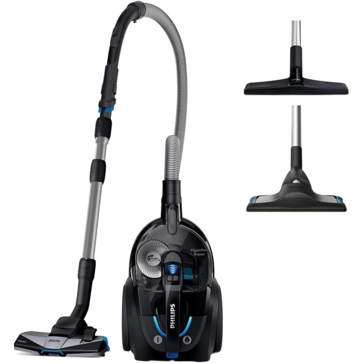 Aspirateur traîneau sans sac PHILIPS 2 L 2100 W – Filtration cyclonique anti-allergène noir