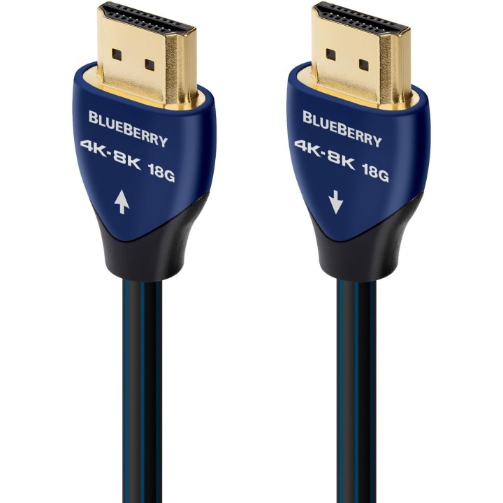 Câble HDMI 1,5 m AudioQuest – 18 Gbps, 4K-8K, dissipation du bruit