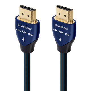 Câble HDMI 3 m AudioQuest 18 Gbps - 4K-8K - Installation murale - Dissipation du bruit