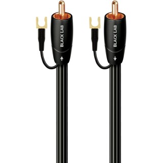 Câble audio RCA-RCA 3 m cuivre à grain long - Connecteurs or AudioQuest Black Lab