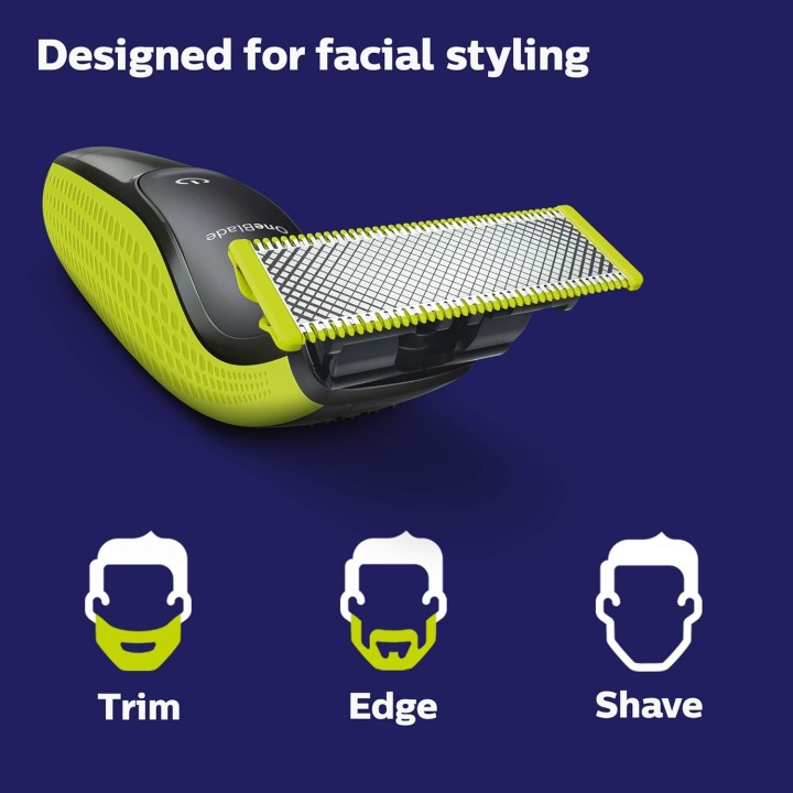 Tondeuse hybride visage et corps Philips OneBlade QP2520/21 - Technologie Dual Cut sans fil