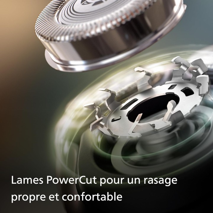 Rasoir électrique homme Wet & Dry Philips Series 3000 - SkinProtect, lames PowerCut