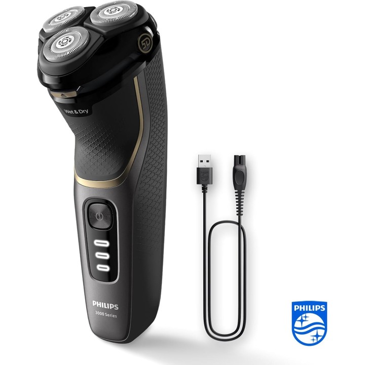 Rasoir électrique homme Wet & Dry Philips Series 3000 - SkinProtect, lames PowerCut