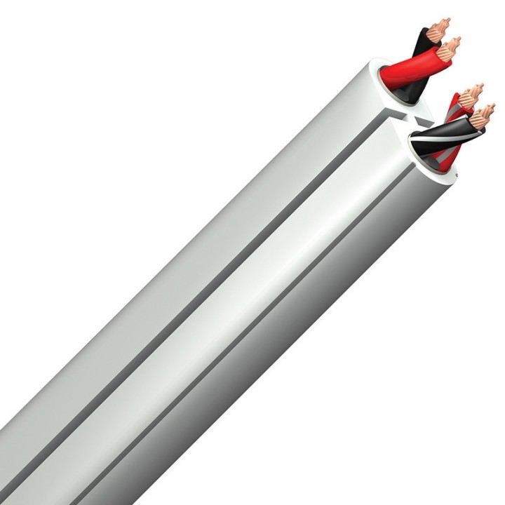 Câble haut-parleur Audioquest Rocket 11 - 4x1.31 mm² - Double spirale blanc cassé
