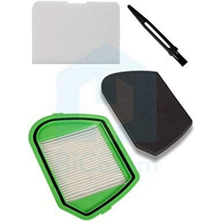 Kit de filtration pour aspirateur Rowenta Compacteo Ergo Cyclonic - filtre HEPA, mousse, microfiltre