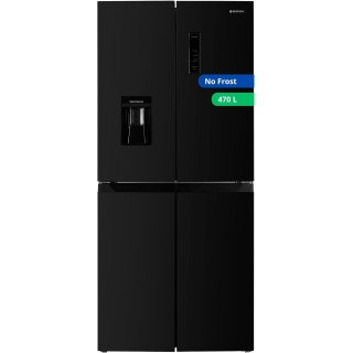 Réfrigérateur multi-portes 638L InstaView noir mat - distributeur d'eau sans raccordement