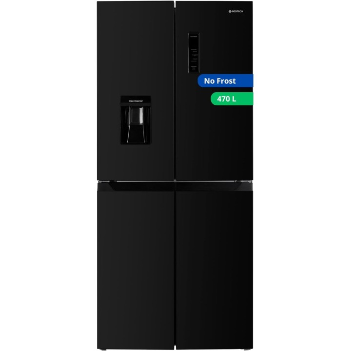 Réfrigérateur multi-portes 638L InstaView noir mat - distributeur d'eau sans raccordement