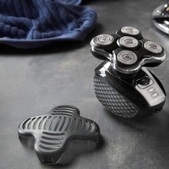 Rasoir électrique tête Remington RX5 XR1501 - 5 têtes rotatives - Autonomie 50 min - Étanche