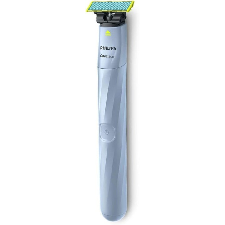 Tondeuse barbe OneBlade premier rasage rechargeable lame inox Philips