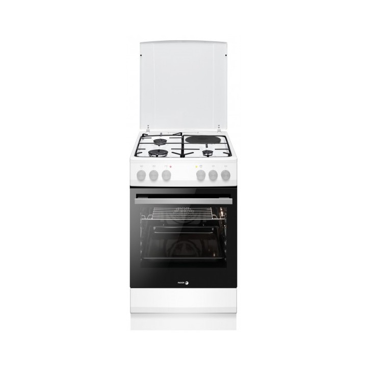 Cuisinière mixte 60x60 cm 3 gaz 1 électrique FAGOR FACM1001B1 blanc – four 68L classe A