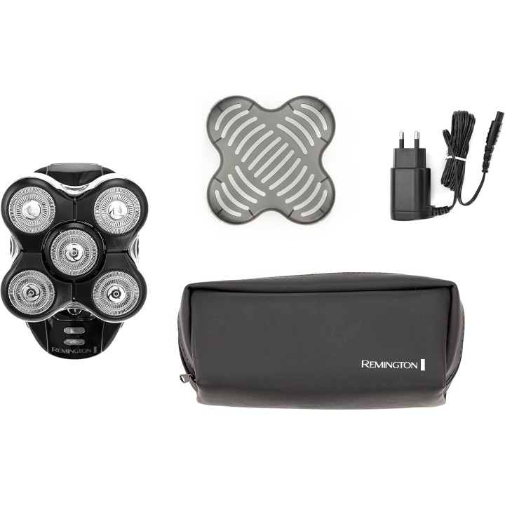Rasoir électrique tête Remington RX5 XR1501 - 5 têtes rotatives - Autonomie 50 min - Étanche