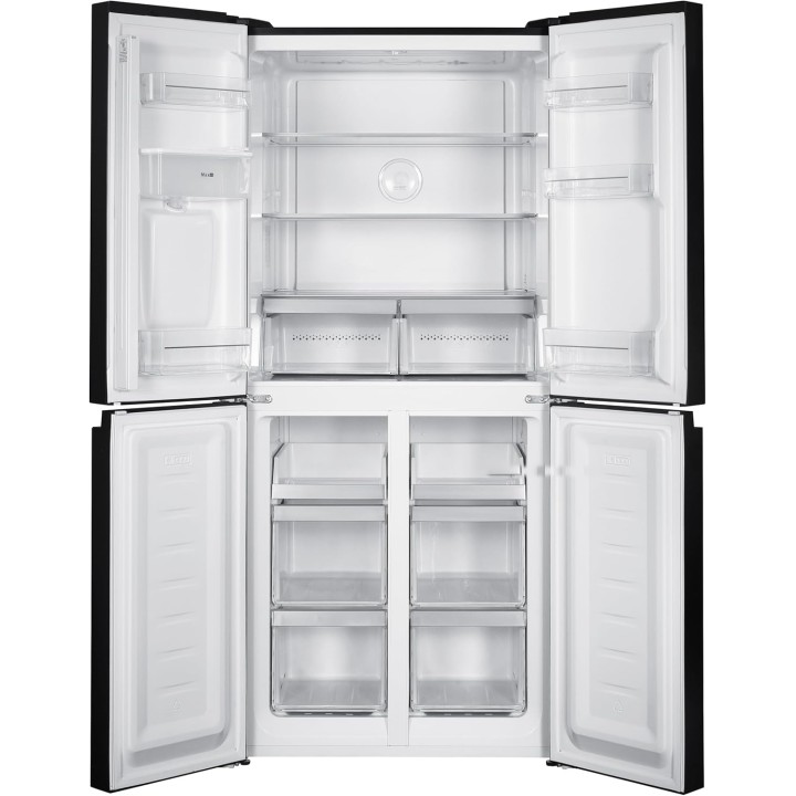 Réfrigérateur multi-portes 638L InstaView noir mat - distributeur d'eau sans raccordement