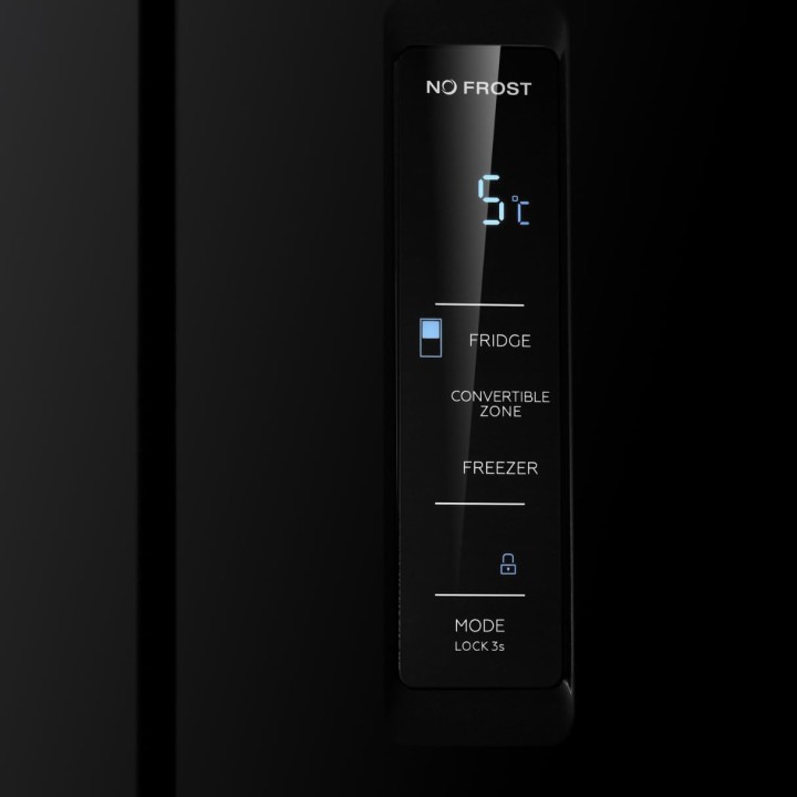 Réfrigérateur multi-portes 638L InstaView noir mat - distributeur d'eau sans raccordement