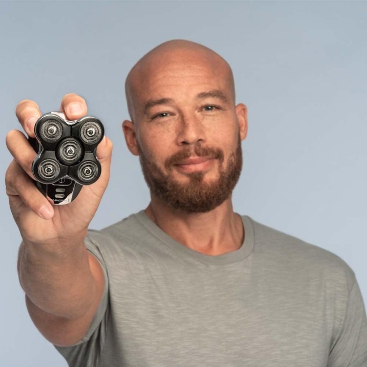 Rasoir électrique tête Remington RX5 XR1501 - 5 têtes rotatives - Autonomie 50 min - Étanche