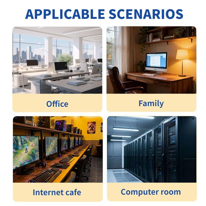 Câble Ethernet Cat 6 haut débit 5m noir - RJ45 mâle/mâle universel