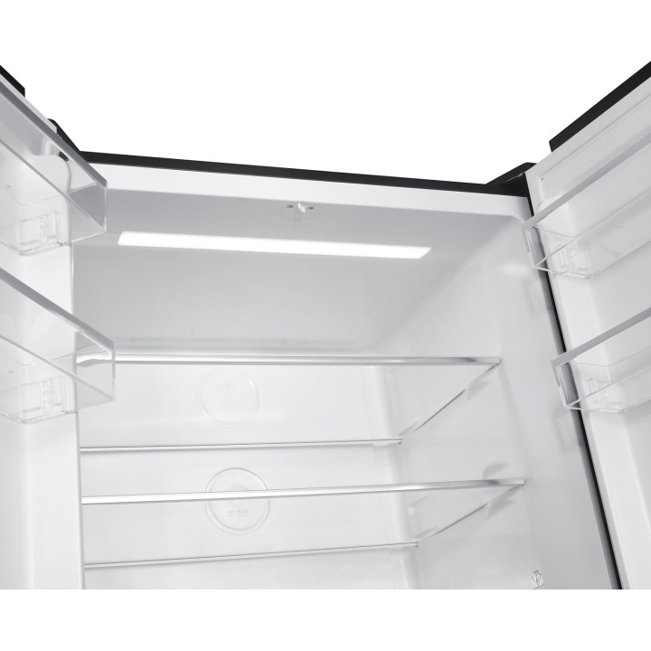 Réfrigérateur multi-portes 638L InstaView noir mat - distributeur d'eau sans raccordement