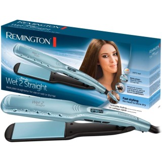 Lisseur cheveux Remington Wet2Straight - Plaques larges XL céramique - Cheveux mouillés/sec