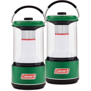 Lanterne LED camping 1000 lumens - 4 modes, BatteryGuard, portée 16 m, lot de 2