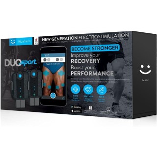 Électrostimulateur EMS connecté sans fil sport et récupération - Bluetens blanc