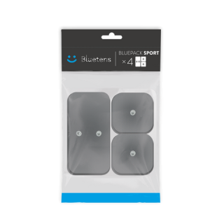 Électrodes Duo Sport réutilisables avec gel intégré - tailles M et S Bluetens