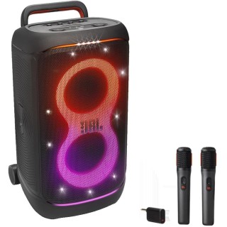 Enceinte Bluetooth portable karaoké JBL PartyBox 520 - 2 micros sans fil - basses puissantes