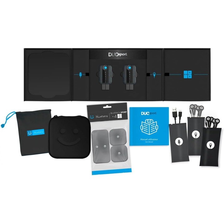 Électrostimulateur EMS connecté sans fil sport et récupération - Bluetens blanc