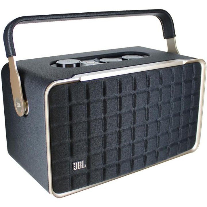 Enceinte portable sans fil JBL Authentics 300 - 100 W - design rétro - Bluetooth Wi-Fi