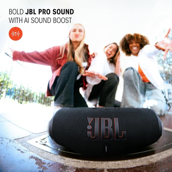 Enceinte Bluetooth portable JBL Charge 6 - Bleu - 28h autonomie - Étanche IP68
