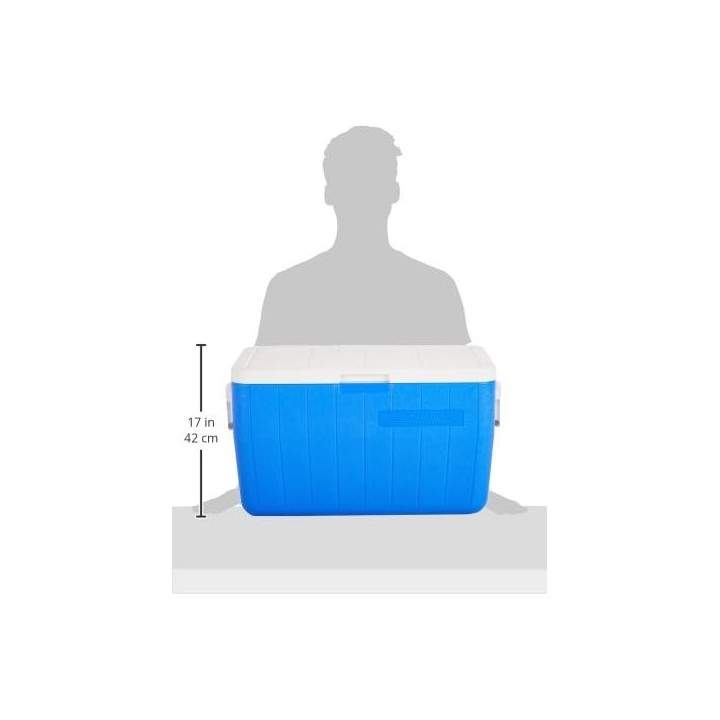 Glacière 48L bleue Coleman – Plastique robuste pour pique-nique et extérieur