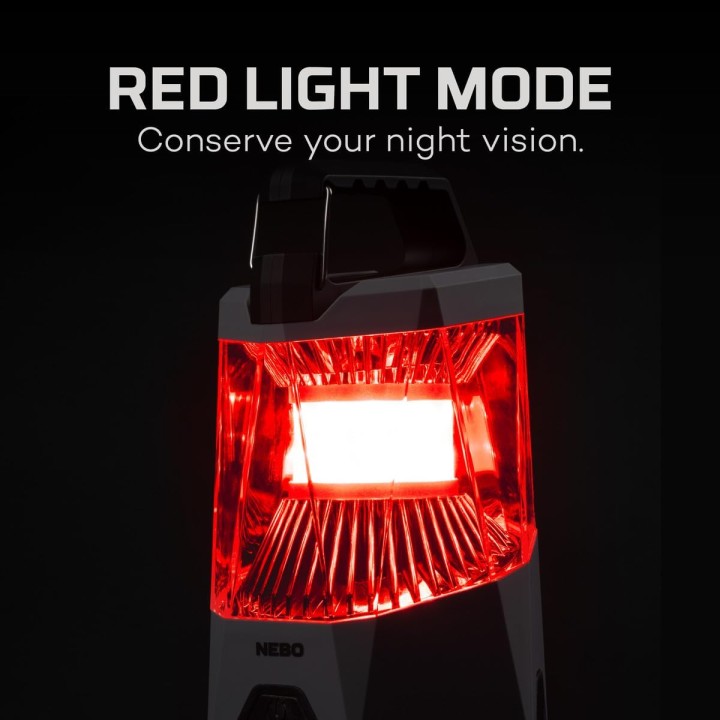 Lanterne rechargeable 500 lumens NEBO Galileo – Banque d'alimentation USB