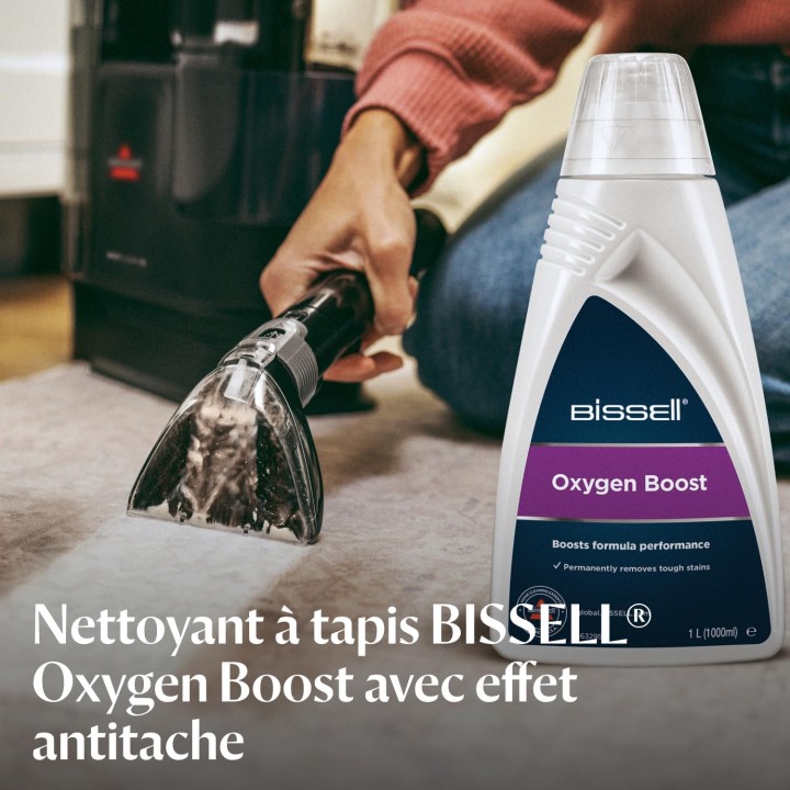Détergent Oxygen Boost Bissell 1L - Formule concentrée pour tapis et moquettes