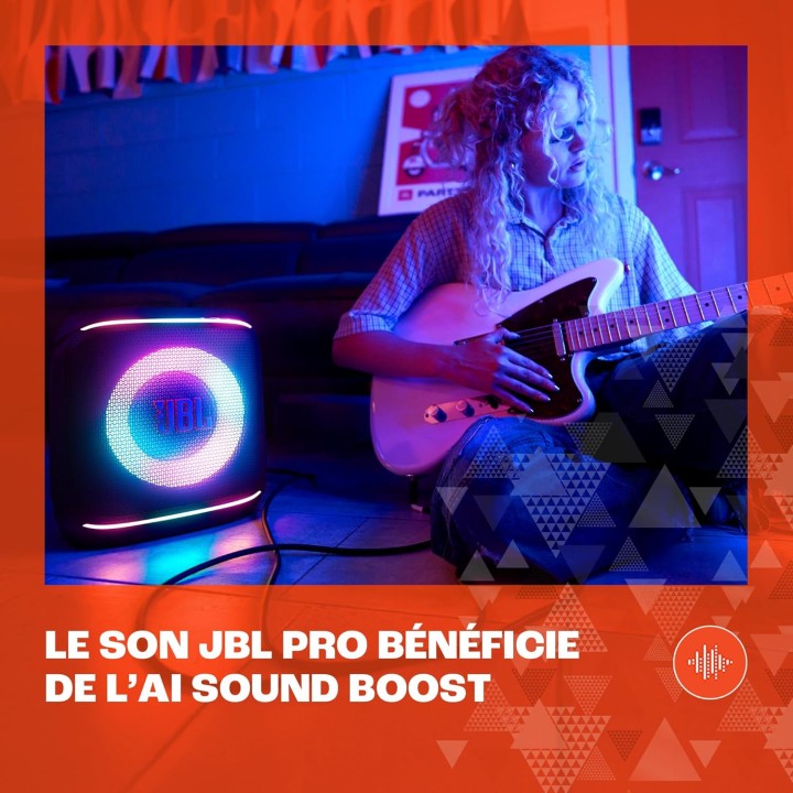 Enceinte Bluetooth portable JBL PartyBox Encore 2 - Micro sans fil, 12h, IPX4, LED
