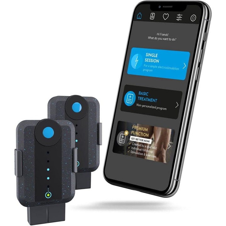 Électrostimulateur EMS connecté sans fil sport et récupération - Bluetens blanc