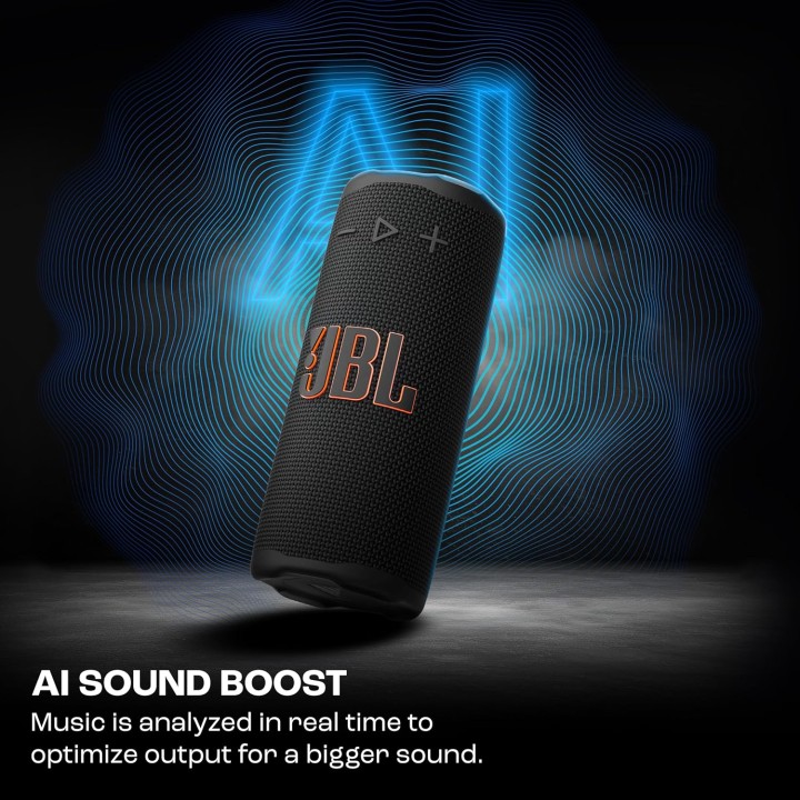 Enceinte Bluetooth compacte JBL Grip - AI Sound Boost - Étanche IP68 - 14h autonomie