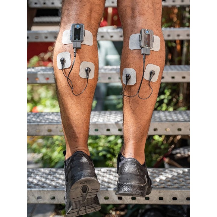 Électrostimulateur EMS connecté sans fil sport et récupération - Bluetens blanc