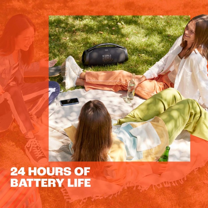 Enceinte portable JBL Boombox 3 - Bluetooth WiFi - Son puissant - Autonomie 24h - Étanche