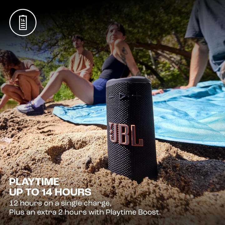 Enceinte Bluetooth compacte JBL Grip - AI Sound Boost - Étanche IP68 - 14h autonomie