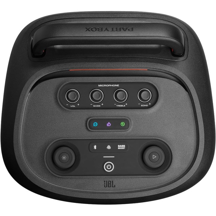 Enceinte Bluetooth portable karaoké JBL PartyBox 520 - 2 micros sans fil - basses puissantes